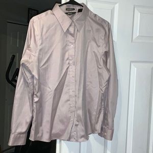 Lavender Long Sleeve Eddie Bauer Button up